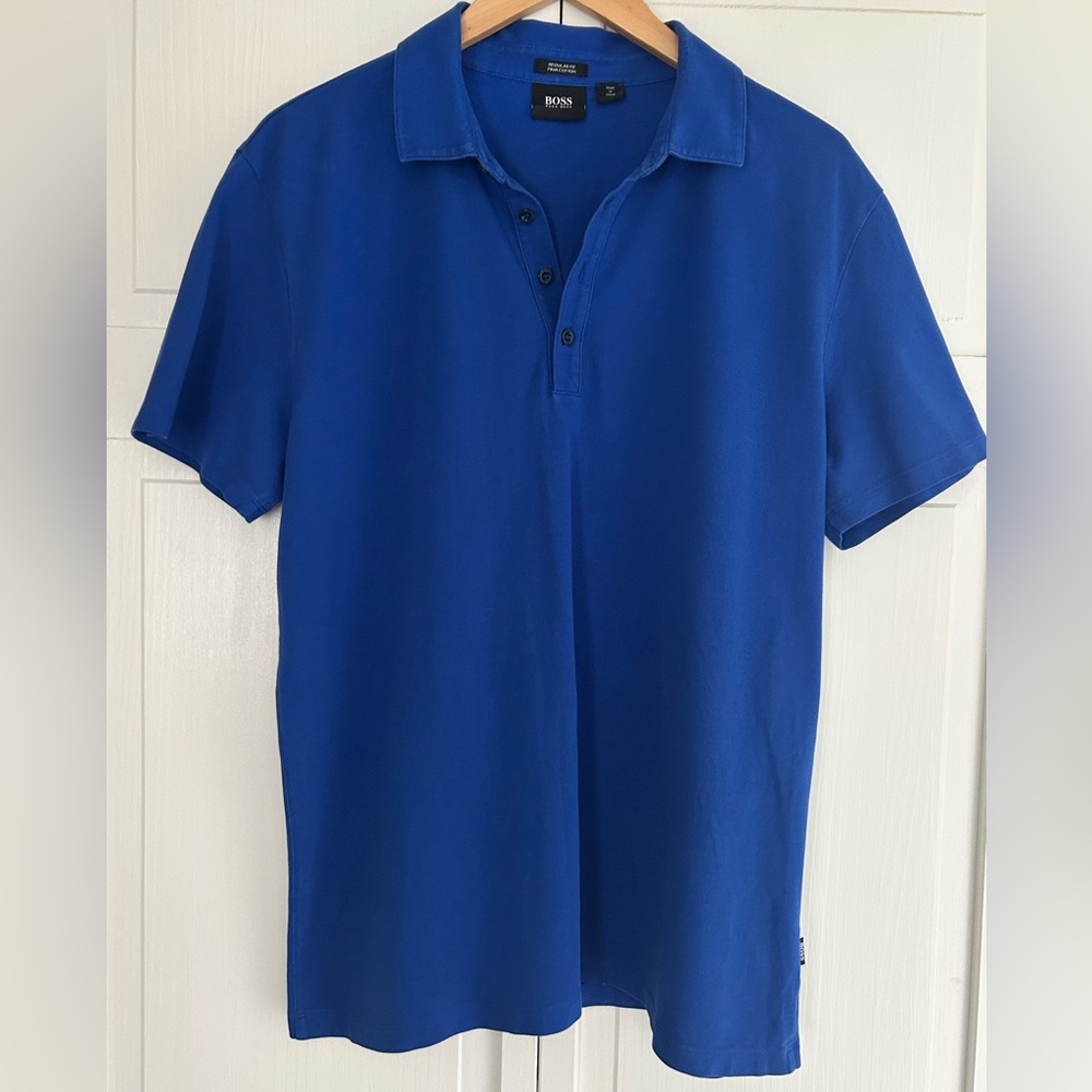 Hugo Boss Men’s Size XL Regular Fit Short Sleeve Pima Cotton Polo - Picture 2 of 14